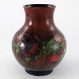 William Moorcroft, a Flambe vase