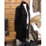 A Faux fur jacket and Ceremonial robes, together w