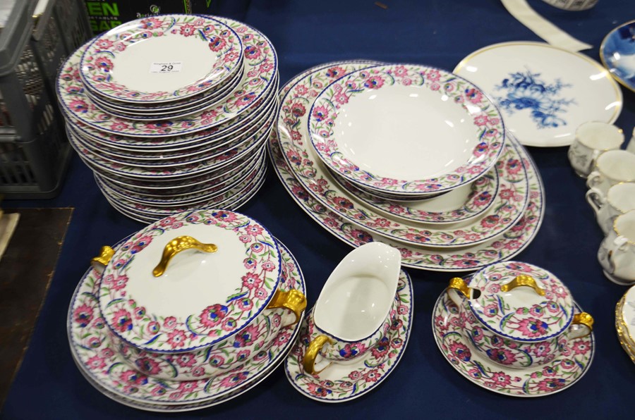 Haviland Limoges for Booths, part dinner service,