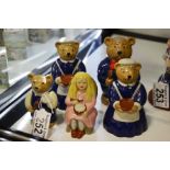 Wade International Collectors set, Goldilocks and