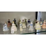 Wade Figurines, My Fair Ladies Series, complete set