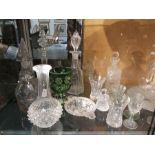 A collection of George III and later glassware inc