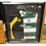 A signed Guinness Premiership Final rugby shirt, L