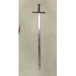 A steel replica of a medieval Spanish Catholic king's sword