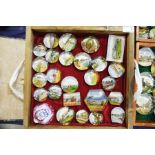 Twenty Six Victorian souvenir glass paperweights,