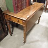 A William IV mahogany Pembroke table, drawers to e