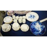 Meissen Pinocchios Abenteuer, blue and white plat