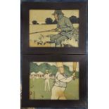 After Cecil Aldin (1870-1935), A Cricket Match, li