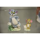 Wade cartoon figures, Tom and Jerry, circa 1970's,