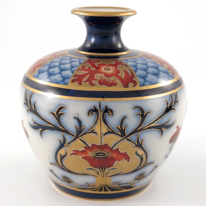 William Moorcroft for James MacIntyre, an Aurelian Poppy vase, circa 1897, shouldered ovoid form, - Image 2 of 7