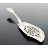 A Victorian silver fish slice, James Beebe, London 1841