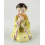 F Doughty for Royal Worcester, a Children of the Nations figure, Japan