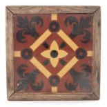 A W N Pugin (attributed) for Minton, a Gothic Revival encaustic tile