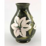Walter Moorcroft, Bermuda Lily vase, baluster form