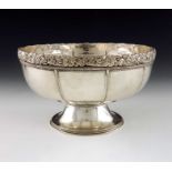 Edward Spencer for the Artificers Guild, an Arts and Crafts silver bowl, London 1932