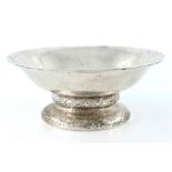 Bernard Cuzner for Liberty and Co., an Arts and Crafts silver bowl, Birmingham 1928