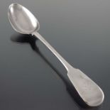 A George IV silver basting spoon, William Chawner, London 1827