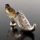 A Canadian silver gilt novelty shoe