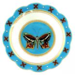 Christopher Dresser for Minton, a Chinoiserie Cloisonne butterfly dish