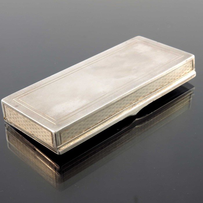 A French silver snuff box, - Image 2 of 3