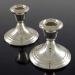 A pair of American silver candlesticks, Gorham