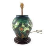 Nichola Slaney for Moorcroft, an Amazon Twilight lamp base