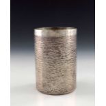 Stuart Devlin, a Modernist silver beaker, London 1977