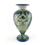 William Moorcroft for James MacIntyre, a Florian Poppy pedestal vase