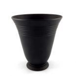 Keith Murray for Wedgwood, a black basalt vase