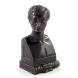 A 19th century bronze bust of Benjamin Brodie