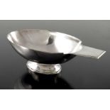 Christian Fjerdingstad for Christofle, an Art Deco Gallia silver plated Swan sauce boat, circa 1930