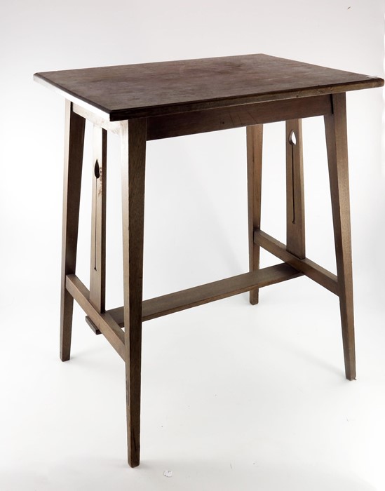 Liberty and Co., an Arts and Craft mahogany occasional table