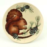 Rachel Bishop for Moorcroft, a Squirrel Year plate
