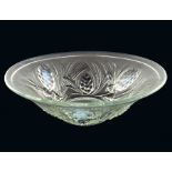 Jobling, an Art Deco Opalique Fir Cone glass bowl