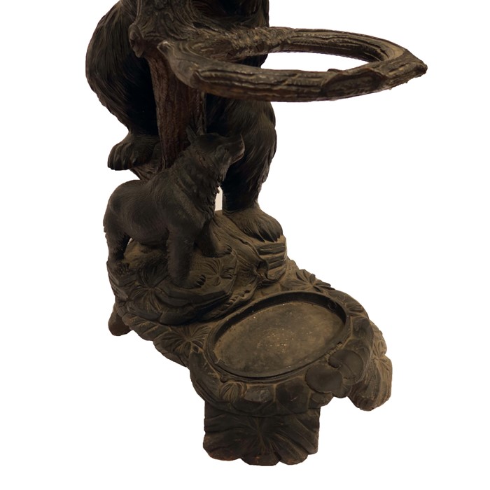 A 19th century Black Forest carved hall stand, - Image 8 of 10