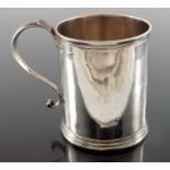 A George III Provincial silver mug, William Hardwick, Manchester circa 1760,