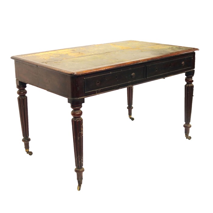 A William IV mahogany metamorphic architects table, - Image 3 of 3