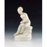 A Wedgwood Queens Ware figure of Psyche