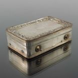 A George III silver gilt musical snuff box, London 1818