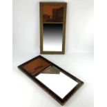 A J Rowley, a pair of Arts and Crafts mirrors