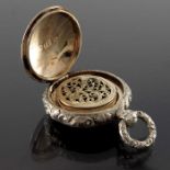 An early Victorian silver vinaigrette, Francis Clark, Birmingham 1841