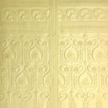 A set of ten Art Nouveau embossed wall panels