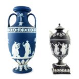Two Wedgwood Jasperware vases