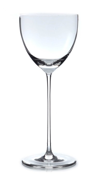 Josef Hoffmann for J J Lobmeyr, a pair of Secessionist wine glasses, designed circa 1917