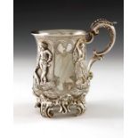 A Victorian silver mug, Creswick and Co., Sheffield 1863