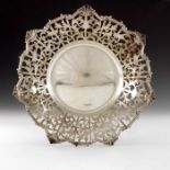 An Edwardian silver dish, William Hutton, Sheffield 1904