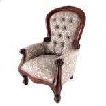 A Victorian style childs armchair
