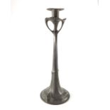 Hugo Levin for Kayserzinn, a Jugendstil pewter candlestick