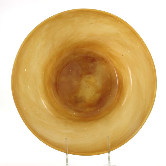 James Powell and Sons, Whitefriars, a Cloudy amber glass bowl - Image 5 of 8