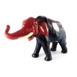 Charles Noke and Fred Allen for Royal Doulton, a large Sung glazed elephant figure